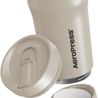 AeroPress Coffee Tumbler + Bag of Coffee